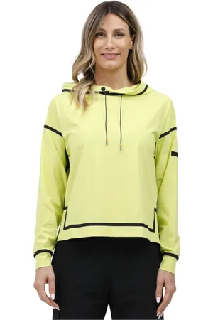 RRD Bluzy, Kobieta, Zielony, S, Bluza z kapturem z termoprzylepami