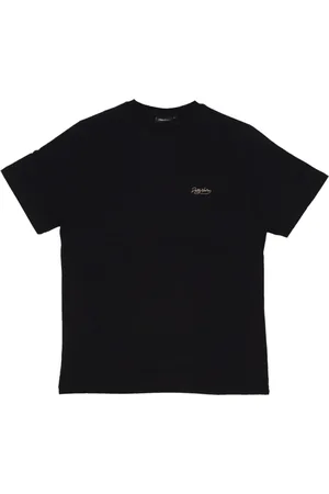 DOLLY NOIRE Koszulki, Mężczyzna, Czarny, 2XL, Czarna Koszulka Ace of Denari z Krótkim Rękawem