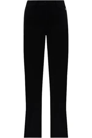 Twin-Set Spodnie, Kobieta, Czarny, S, Czarne spodnie z metalowym logo