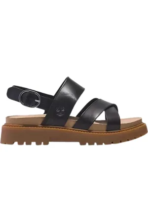 Timberland Buty, Kobieta, Czarny, 41 EU, Skóra, Sandał Clairemont Way z krzyżującymi się paskami