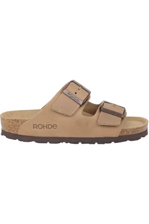 Rohde Buty, Kobieta, Beżowy, 41 EU, Beżowy sandał damski, oddychająca wkładka