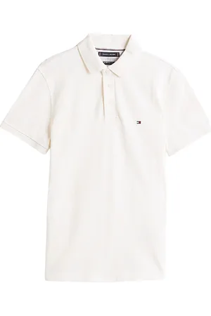 Tommy Hilfiger Koszulki, Mężczyzna, Biały, S, Bawełna, 1985 Slim Polo Shirt