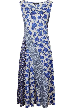 Max Mara Sukienki, Kobieta, Niebieski, S, Elegancka Sukienka na każdą okazję