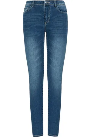 Armani Exchange Jeansy, Kobieta, Niebieski, W29, Denim, Indigo Denim Skinny Fit Jeansy