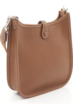 Hermès Pre-owned, Kobieta, brązowy, ONE SIZE, Skóra, Pre-owned skórzane torby na ramię