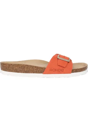 Rohde Buty, Kobieta, Czerwony, 37 EU, Zamsz, Czerwona sandałki damskie na lato