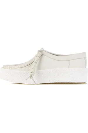 Clarks Buty, Kobieta, Biały, 40 EU, Wallabee Cup Moccasin Lifestyle Shoe