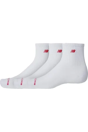 New Balance Bielizna, Mężczyzna, Biały, M, Bawełna, Skarpetki z logo na kostce