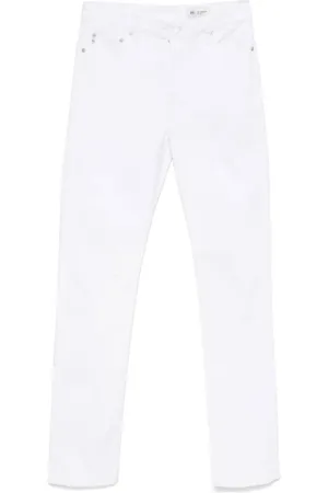 Adriano Goldschmied Jeansy, Kobieta, Biały, W29, Denim, Slim Straight Mid Rise Jeansy