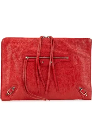 Balenciaga Pre-owned, Kobieta, Czerwony, ONE SIZE, Skóra, Pre-owned Leather clutches