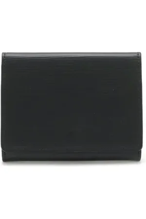 LOUIS VUITTON Pre-owned, Mężczyzna, Czarny, ONE SIZE, Skóra, Pre-owned skórzane portfele