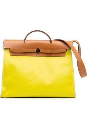 Hermès Pre-owned, Kobieta, Żółty, ONE SIZE, Pre-owned Canvas handbags