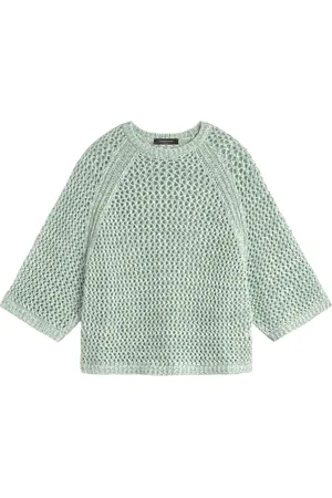 Fabiana Filippi Swetry, Kobieta, Zielony, M, Zielony Morze Oversized Sweter