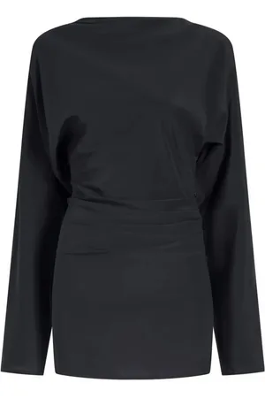 Proenza Schouler Koszulki, Kobieta, Czarny, S, Stretch Silk Viscose Top