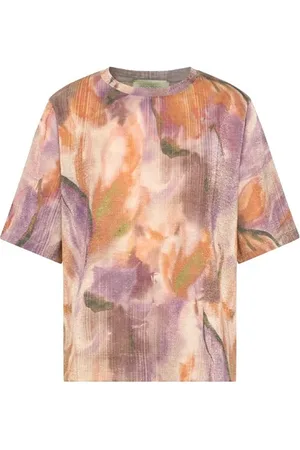 MOMONÍ Koszulki, Kobieta, Wielobarwność, M, Iora Multico Jersey Tee z Lurexem