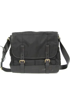 Prada Pre-owned, Mężczyzna, Czarny, ONE SIZE, Poliester, Pre-owned Polyester prada-bags