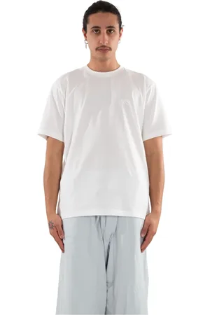 Y-3 Koszulki, Mężczyzna, Biały, S, Zwykły T-shirt z Tonal Logo
