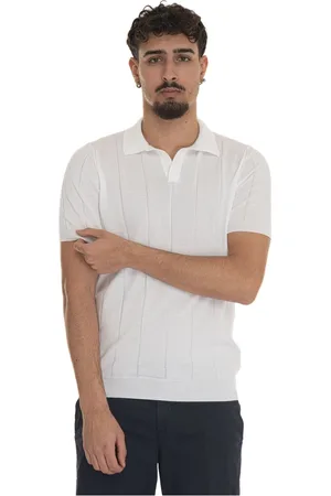 Gran Sasso Swetry, Mężczyzna, Biały, 3XL, Klasyczny Polo Shirt dla Mężczyzn