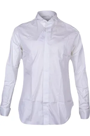Xacus Koszule, Mężczyzna, Biały, 2XL, Męska koszula z bawełny na ceremonię