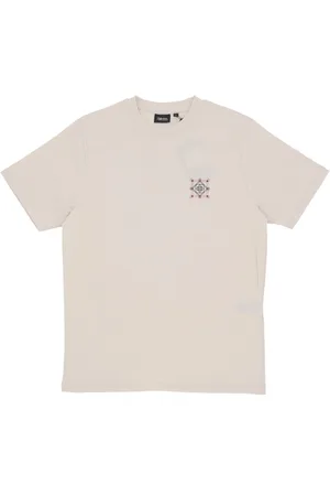 DOLLY NOIRE Koszulki, Mężczyzna, Beżowy, M, Beżowy T-shirt z Krótkim Rękawem