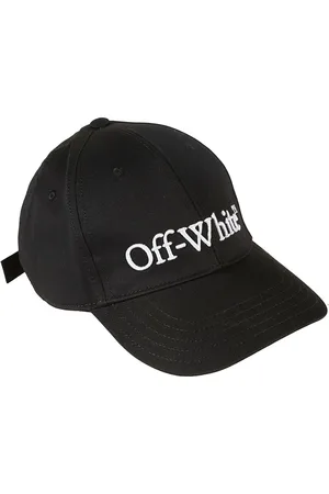 OFF-WHITE Akcesoria, Kobieta, Czarny, L, Czarno-Biała Czapka Baseballowa
