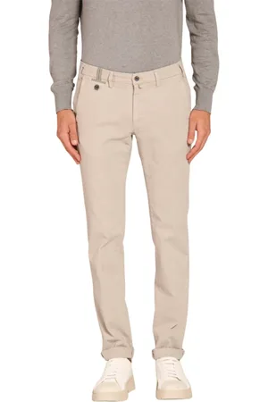 Masons Spodnie, Mężczyzna, Szary, XL, Bawełna, Spodnie Chino Slim Fit Torino Prestige
