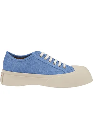 Marni Buty, Mężczyzna, Niebieski, 44 EU, Denim, Trampki Pablo w dżinsie niebieskim