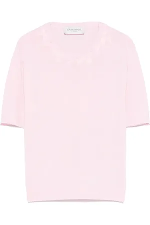ERMANNO SCERVINO Swetry, Kobieta, Różowy, S, Różowa & Fioletowa Maglia Top