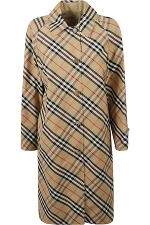 Burberry Płaszcze, Kobieta, Beżowy, M, Stylowe Płaszcze na Wszystkie Pory Roku