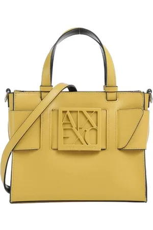Armani Exchange Torebki, Kobieta, Żółty, ONE SIZE, Żółta torebka, Elegancka i wszechstronna