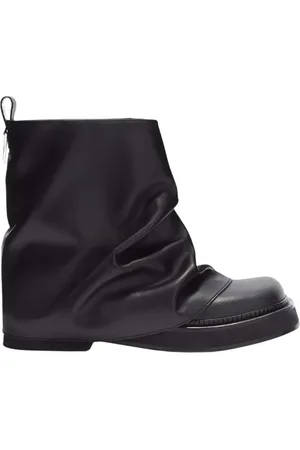 The Attico Buty, Kobieta, Czarny, 39 EU, Czarne botki Mini Robin