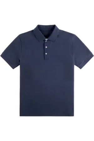 FAY Koszulki, Mężczyzna, Niebieski, L, Niebieska Polo Slim Fit