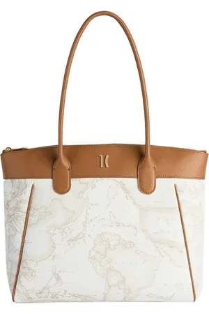 ALVIERO MARTINI 1A CLASSE Torebki, Kobieta, Biały, ONE SIZE, Biała torba Heritage Geo Shopping