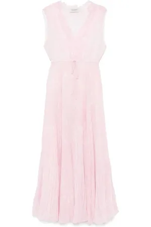 ERMANNO SCERVINO Sukienki, Kobieta, Różowy, S, Elegancka Czarna Sukienka Koktajlowa