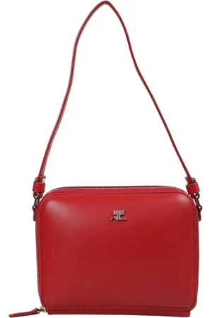 Courrèges Torebki, Kobieta, Czerwony, ONE SIZE, Skórzana Torba Cloud