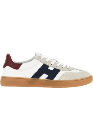 Hogan Buty, Mężczyzna, Biały, 40 1/2 EU, Zamsz, Sneakers Cool