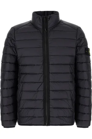Stone Island Kurtki, Mężczyzna, Niebieski, XL, Nylon, Kurtka Giubbini