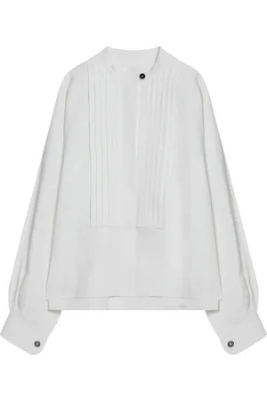 Jil Sander Bluzki, Kobieta, Biały, 2XS, Koszula z długim rękawem