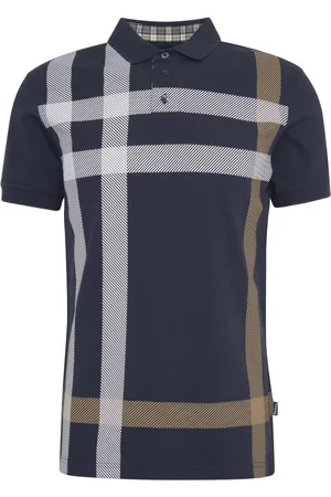 Barbour Koszulki, Mężczyzna, Wielobarwność, S, Tartan Polo Shirt Navy & Pine