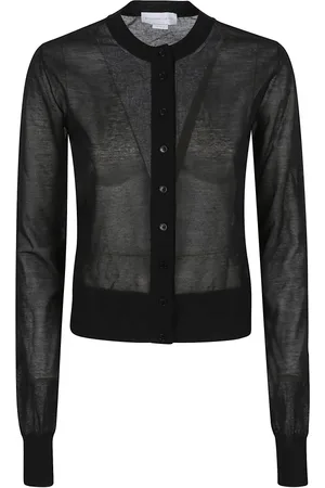Stella McCartney Swetry, Kobieta, Czarny, XS, Czarny Sweter Elegancki Design