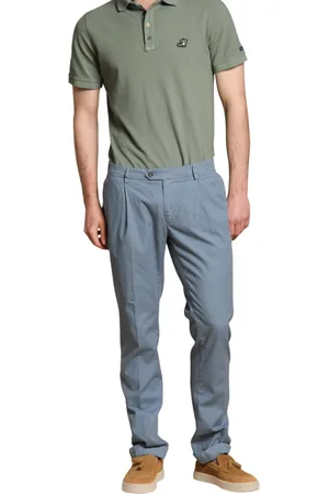 Masons Spodnie, Mężczyzna, Niebieski, 2XL, Bawełna, Czasowe Spodnie Chino z Elastyczną Bawełną