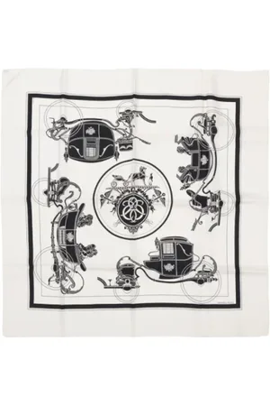 Hermès Pre-owned, Kobieta, Biały, ONE SIZE, Pre-owned Silk scarves