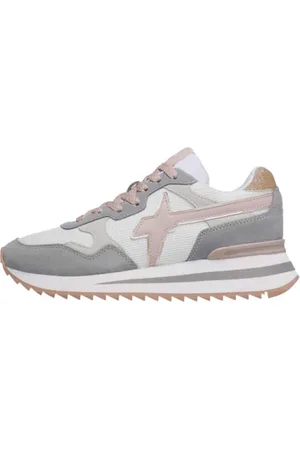 W6YZ Buty, Kobieta, Szary, 36 EU, Zamsz, Sporty Glam Sneakers