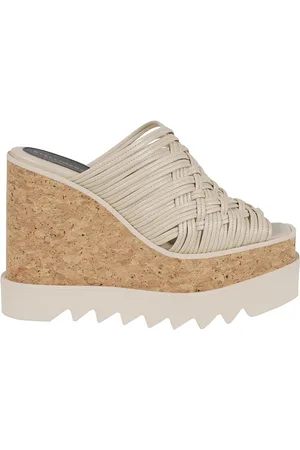 Stella McCartney Buty, Kobieta, Beżowy, 37 EU, Wygodne Nude Kapcie dla Kobiet