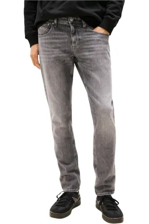 Tommy Hilfiger Jeansy, Mężczyzna, Szary, W31 L32, Denim, Slim Scanton Jeansy, Nowoczesne i Wygodne