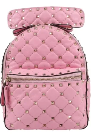 VALENTINO Pre-owned, Kobieta, Różowy, ONE SIZE, Skóra, Pre-owned Leather backpacks