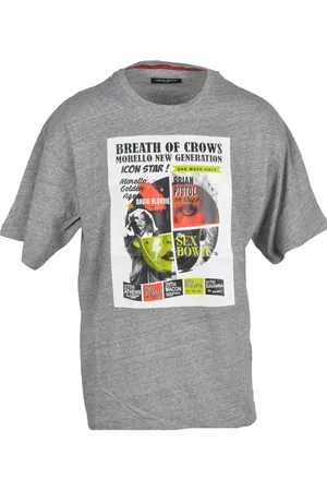 FRANKIE MORELLO Koszulki, Mężczyzna, Szary, L, T-Shirts