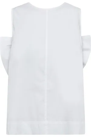 Co`Couture Koszulki, Kobieta, Biały, L, Top z kokardą