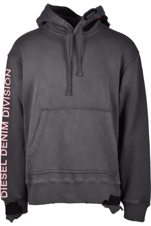 Diesel Bluzy, Mężczyzna, Szary, S, Swetry Bluzy z kapturem