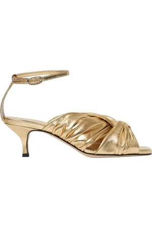 Scarosso Buty, Kobieta, Żółty, 40 EU, Skóra, Knot Gold